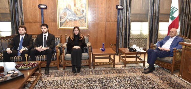 الرئيس بري استقبل عائلة الراحل غسان سكاف