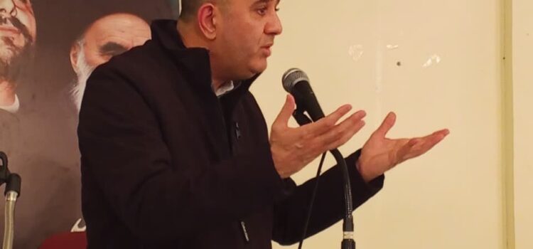 بيضون من تبنين: الإنتخابات النيابية المقبلة محطة مفصلية مصيرية ترسم معالم المرحلة المقبلة ما يستوجب الاستعداد لخوضها والمشاركة فيها بكثافة وفعالية