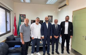 مسؤول مكتب النقابات والمهن الحرة المركزي في حركة امل د. مهدي أيوب يستقبل وفدًا من تجمع الإصلاح النقابي